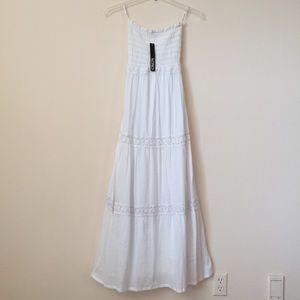 XOXO - White Crochet Tube Dress